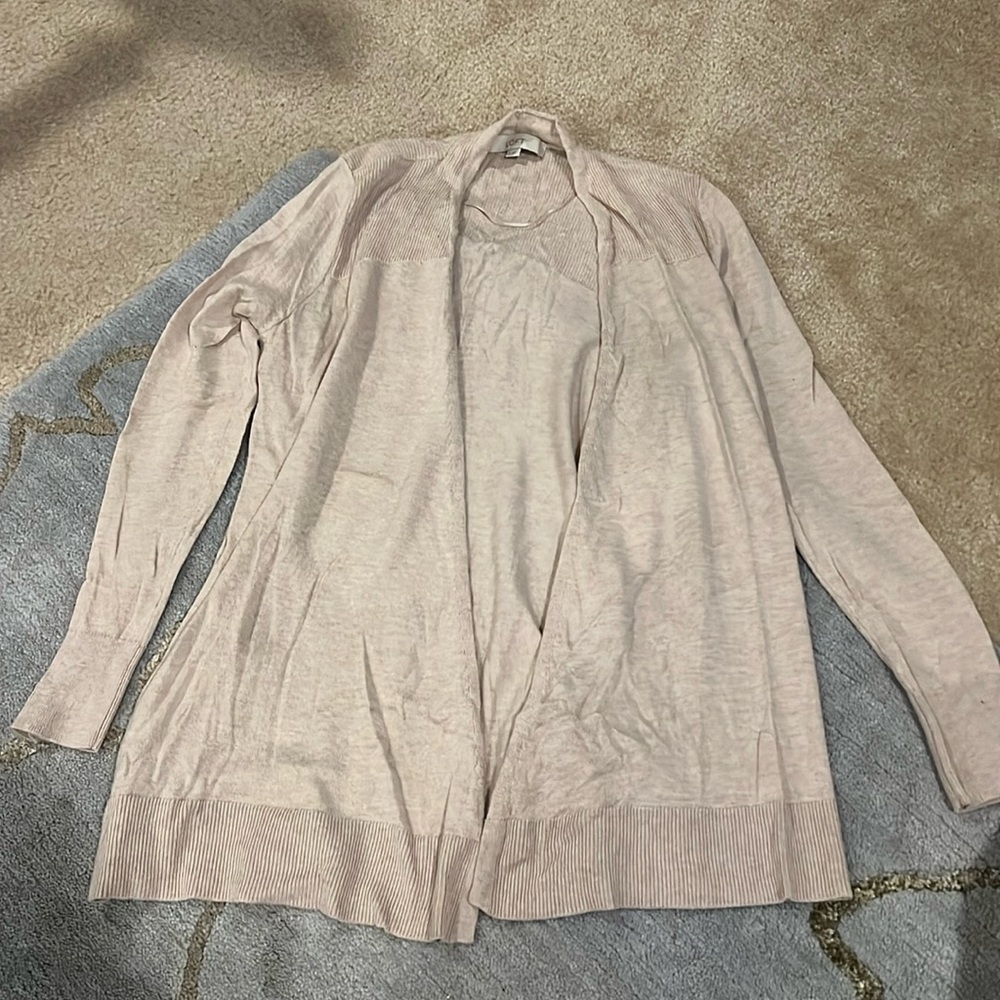 Ann Taylor loft open front cardigan